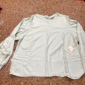 A.N.A A New Approach long sleeve women’s XXL, light mint green